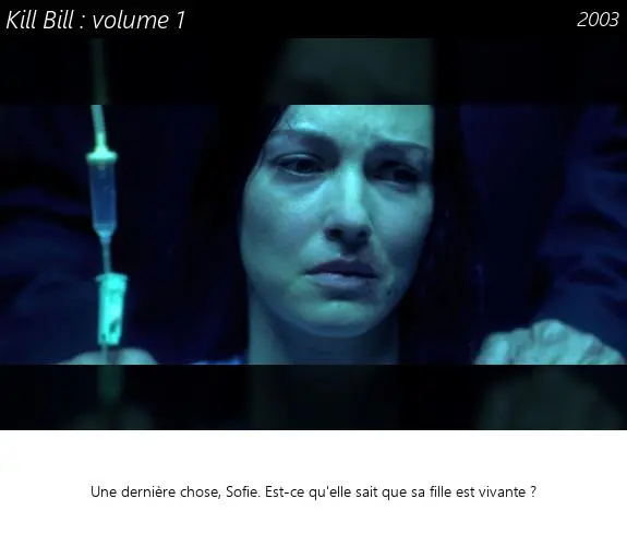 Vignette : Kill Bill : volume 1